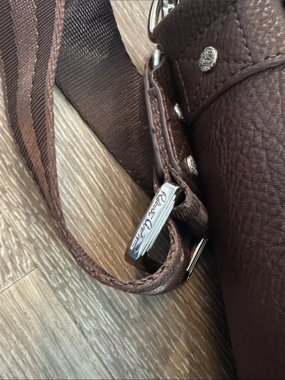 Robert Graham messenger, laptop, work shoulder bag brown EUC